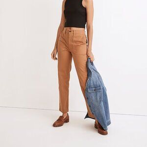 Madewell Khaki Barrel Pants